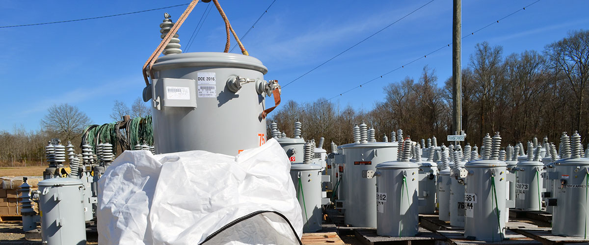 Transformer shop containment bags